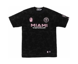 Trendy Brand BAPE Ape Head Shark Short-sleeved Camouflage Letter Printing Casual All-match T-shirt Men's and Women's Couple's Half-sleeve
